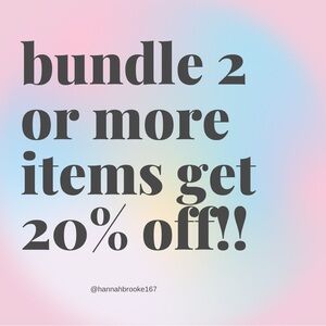 BUNDLE!!! SAVE!!!! CLOSET CLEANOUT👗👖👕🥰 20% OFF!